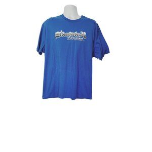 Sinister Diesel Blue Graphic T-Shirt Adult XL Port & Company 100% Cotton Crew Ne